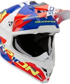 Cross Enduro Scorpion VX-15 Air Akra Rot Blau Motorradhelm -Scorpion Geschaft cross enduro scorpion vx 15 air akra rot blau motorradhelm 55732