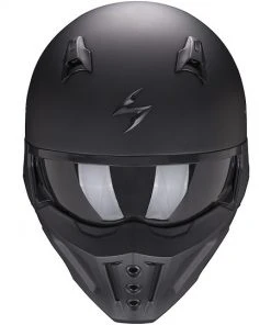 Scorpion Geschaft -Scorpion Geschaft crossover street fight fiberglas helm scorpion covert x solid matt black 84107