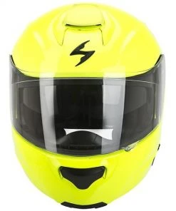 Helm Moto Modular Scorpion Exo-3000 Air Festes Gelbes Neon -Scorpion Geschaft helm moto modular scorpion exo 3000 air festes gelbes neon 48400