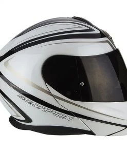 Helm Moto Modular Scorpion Exo-920 Ritzy Schwarz Weiß -Scorpion Geschaft helm moto modular scorpion exo 920 ritzy schwarz weiss 48421