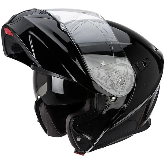 Helm Moto Modular Scorpion Exo-920 Solide Mono Gloss Black 1 Helm Moto Modular Scorpion Exo-920 Solide Mono Gloss Black