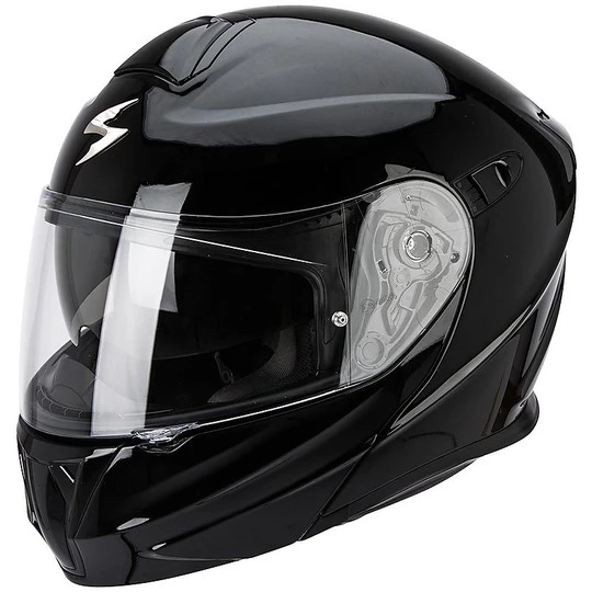 Helm Moto Modular Scorpion Exo-920 Solide Mono Gloss Black 2 Helm Moto Modular Scorpion Exo-920 Solide Mono Gloss Black – Bild 2