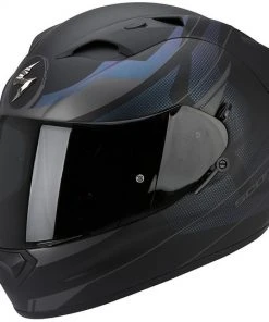 Integral Motorradhelm Scorpion Exo-1200 Air Fulmen Schwarz Camaleon