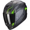 Integral Motorradhelm Scorpion EXO-1400 AIR FORTUNA Matt Schwarz Grün
