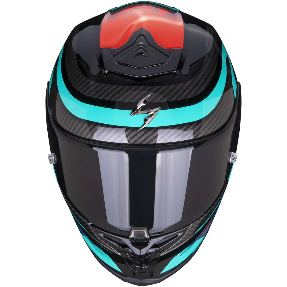 Integral Motorradhelm Scorpion EXO-R1 AIR VATIS Schwarz Blau Rot 2 Integral Motorradhelm Scorpion EXO-R1 AIR VATIS Schwarz Blau Rot – Bild 2