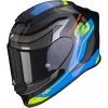 Integral Motorradhelm Scorpion EXO-R1 AIR VATIS Schwarz Blau