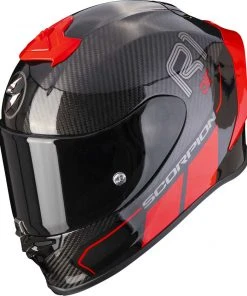 Integral Motorradhelm Scorpion EXO-R1 CARBON AIR CORPUS II Rot