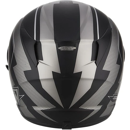 Integralhelm Moto Scorpion Exo-390 Patriot Schwarz Grau, 4 Integralhelm Moto Scorpion Exo-390 Patriot Schwarz Grau, – Bild 4