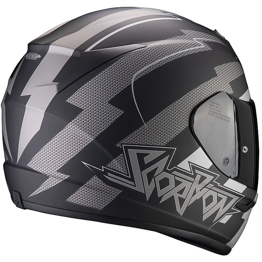 Integralhelm Moto Scorpion Exo-390 Patriot Schwarz Grau, 8 Integralhelm Moto Scorpion Exo-390 Patriot Schwarz Grau, – Bild 8