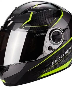 Integralhelm Moto Scorpion Exo-490 Vision-Schwarz Gelb