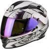 Integralhelm Moto Scorpion Exo-510 Air Arabesc Chameleon Weiß