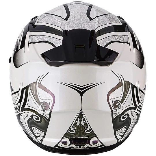 Integralhelm Moto Scorpion Exo-510 Air Arabesc Chameleon Weiß 4 Integralhelm Moto Scorpion Exo-510 Air Arabesc Chameleon Weiß – Bild 4