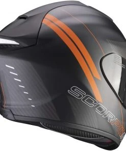 Integrierter Motorradhelm Aus Scorpion Carbon EXO-1400 CARBON AIR DRIK Matt Schwarz Orange -Scorpion Geschaft integrierter motorradhelm aus scorpion carbon exo 1400 carbon air drik matt schwarz orange 116122