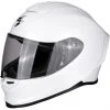 Integrierter Motorradhelm Aus Scorpion Fiber EXO R1 Air Solid Glossy White