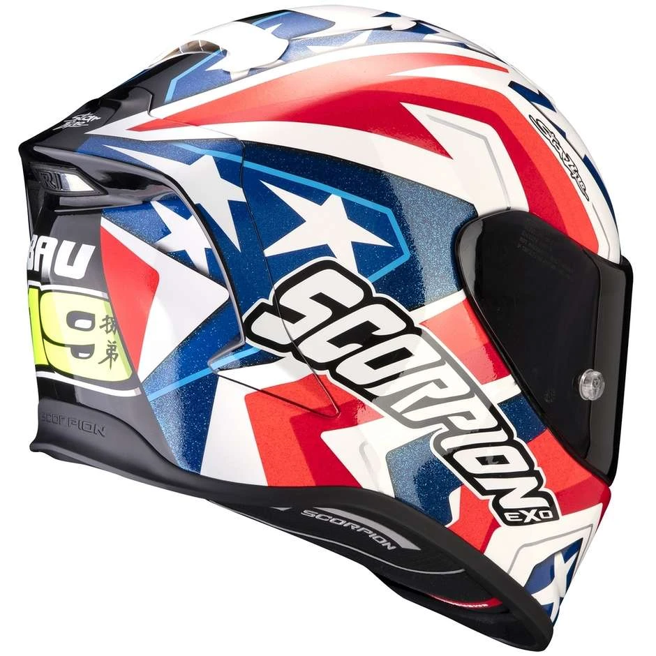 Scorpion Integrierter Motorradhelm Aus Skorpionfaser EXO-R1 AIR Replica ALVARO II 3 Scorpion Integrierter Motorradhelm Aus Skorpionfaser EXO-R1 AIR Replica ALVARO II – Bild 3