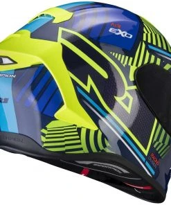 Scorpion Integrierter Motorradhelm Aus Skorpionfaser EXO-R1 LUFTVICTORY Blau Gelb Fluo 5 Scorpion Integrierter Motorradhelm Aus Skorpionfaser EXO-R1 LUFTVICTORY Blau Gelb Fluo -Scorpion Geschaft integrierter motorradhelm aus skorpionfaser exo r1 luftvictory blau gelb fluo 116114