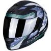 Integrierter Motorradhelm Scorpion EXO 510 Air CLARUS Matt Schwarz Silber