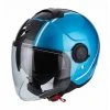 Jet Moto Helm Scorpion Exo-City Avenue Blue Sky Schwarz