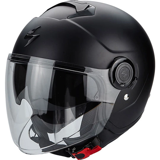 Jet Moto Helm Scorpion Exo-City Solid Black Matt 1 Jet Moto Helm Scorpion Exo-City Solid Black Matt