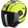 Jet Scorpion EXO-CITY SCOOT Motorradhelm Schwarz Gelb Fluo