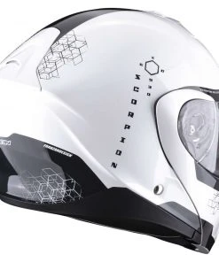 Modularer Motorradhelm P / J Scorpion EXO-930 SHOT White Pearl Black -Scorpion Geschaft modularer motorradhelm p j scorpion exo 930 shot white pearl black 138912