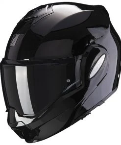 Modularer Motorradhelm Scorpion EXO TECH SOLID Glossy Black -Scorpion Geschaft modularer motorradhelm scorpion exo tech solid glossy black 84014