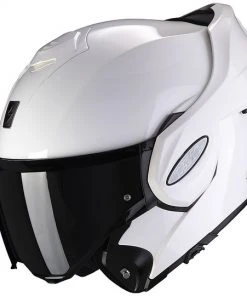 Modularer Motorradhelm Scorpion EXO TECH SOLID Glossy White