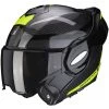 Modularer Motorradhelm Scorpion EXO-TECH TRAP Schwarz Gelb Fluo