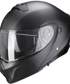 Modularer Motorradhelm Zugelassener P / J Scorpion EXO-930 Matt Black