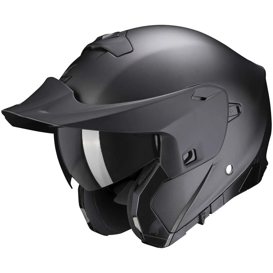 Modularer Motorradhelm Zugelassener P / J Scorpion EXO-930 Matt Black 4 Modularer Motorradhelm Zugelassener P / J Scorpion EXO-930 Matt Black – Bild 4