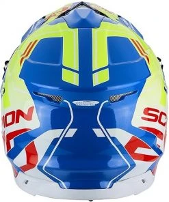Moto Cross Enduro Helm Scorpion VX-15 Air EVO Argo Blau Gelb Neon -Scorpion Geschaft moto cross enduro helm scorpion vx 15 air evo argo blau gelb neon 49003