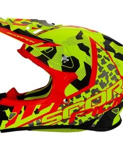 Moto Cross Enduro Helm Scorpion VX-21 Air Furio Neon Gelb Schwarz Rot -Scorpion Geschaft moto cross enduro helm scorpion vx 21 air furio neon gelb schwarz rot 48904