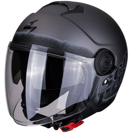 Motorradhelm Jet Doppel Visier Scorpion EXO-CITY BLURR Silber Matt Schwarz -Scorpion Geschaft motorradhelm jet doppel visier scorpion exo city blurr silber matt schwarz 67411