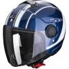 Motorradhelm Jet Scorpion EXO-CITY SCOOT Dunkelblau Weiß