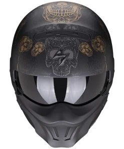 Scorpion Geschaft -Scorpion Geschaft motorradhelm jet scorpion exo combat evo kalavera matt schwarz gold 139186