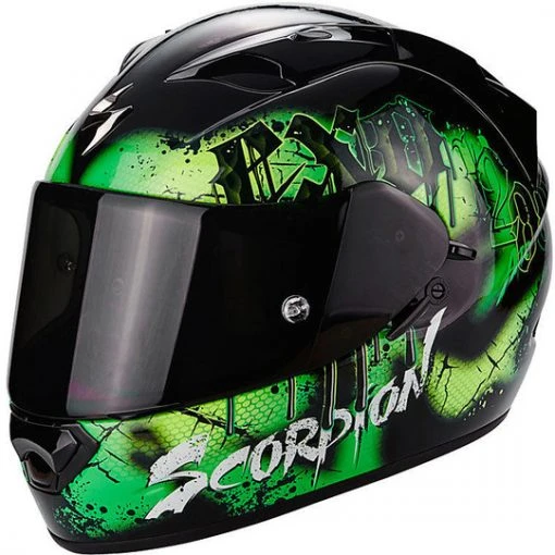 Scorpion Exo-1200 Air Tenebris Integral Motorradhelm Grün Schwarz -Scorpion Geschaft scorpion exo 1200 air tenebris integral motorradhelm gruen schwarz 55999
