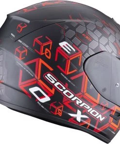 Scorpion EXO-390 CUBE Integral Motorradhelm Matt Schwarz Rot -Scorpion Geschaft scorpion exo 390 cube integral motorradhelm matt schwarz rot 138985