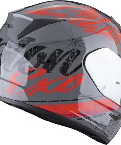 Scorpion EXO-390 Integral Motorradhelm IGHOST Grey Cement Red -Scorpion Geschaft scorpion exo 390 integral motorradhelm ighost grey cement red 138987