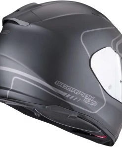 Scorpion EXO-491 WEST Integral Motorradhelm Matt Schwarz Silber -Scorpion Geschaft scorpion exo 491 west integral motorradhelm matt schwarz silber 138999
