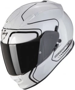 Scorpion EXO-491 WEST Integral Motorradhelm Weiß Schwarz
