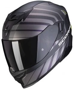Scorpion EXO-520 AIR SHADE Integrierter Motorradhelm Matt Schwarz Fluo Gelb