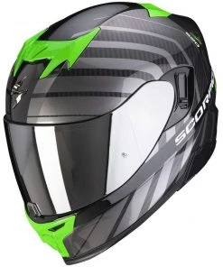 Scorpion EXO-520 AIR SHADE Integrierter Motorradhelm Schwarz Grün