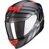 Scorpion EXO-520 AIR SHADE Integrierter Motorradhelm Schwarz Rot
