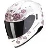 Scorpion EXO-520 AIR TINA Integrierter Motorradhelm Weiß Silber