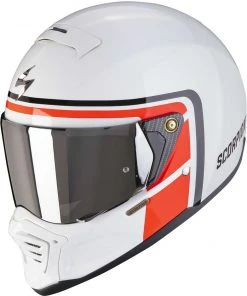 Scorpion EXO-HX1 NOSTALGIA Integral Motorradhelm Weiß Rot Schwarz