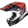 Scorpion VX-22 AIR ATTIS Schwarz Rot Motorradhelm