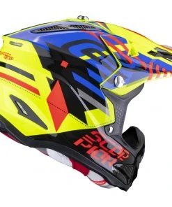 Scorpion VX-22 AIR NEOX Motorradhelm Gelb Fluo Blau Rot -Scorpion Geschaft scorpion vx 22 air neox motorradhelm gelb fluo blau rot 138944