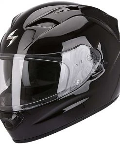 Scorpion Skorpion Exo-1200 Air Solid Integral Motorradhelm Schwarz Glänzend