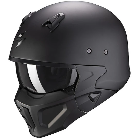 Scorpion Geschaft -Scorpion Geschaft crossover street fight fiberglas helm scorpion covert x solid matt black 84109